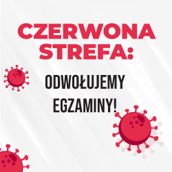 Czerwona strefa: Odwołujemy egzaminy, rekomendujemy szkolenia zdalne!