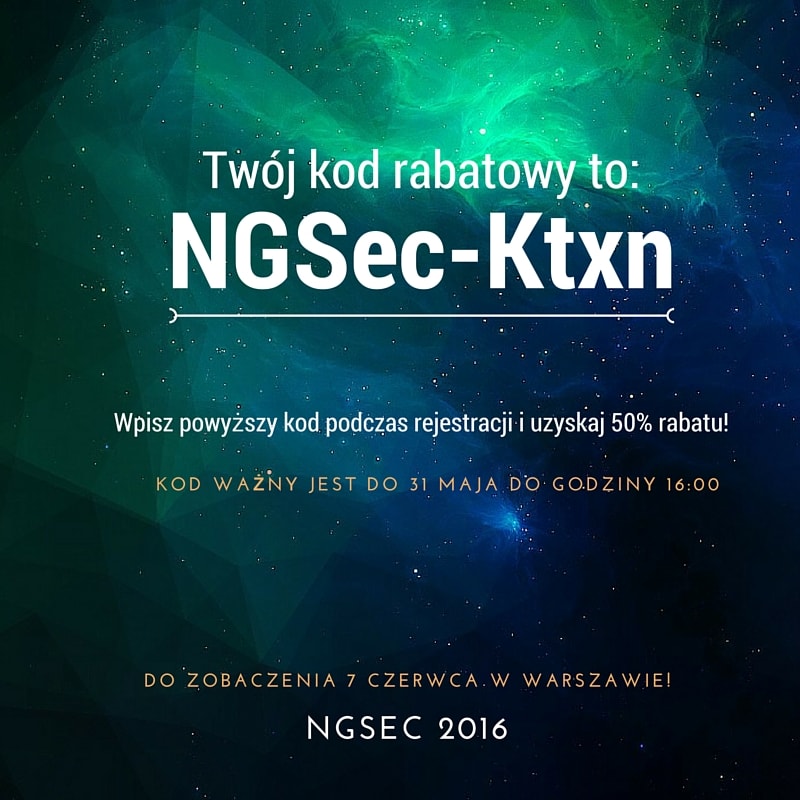 kod rabatowy ngsec