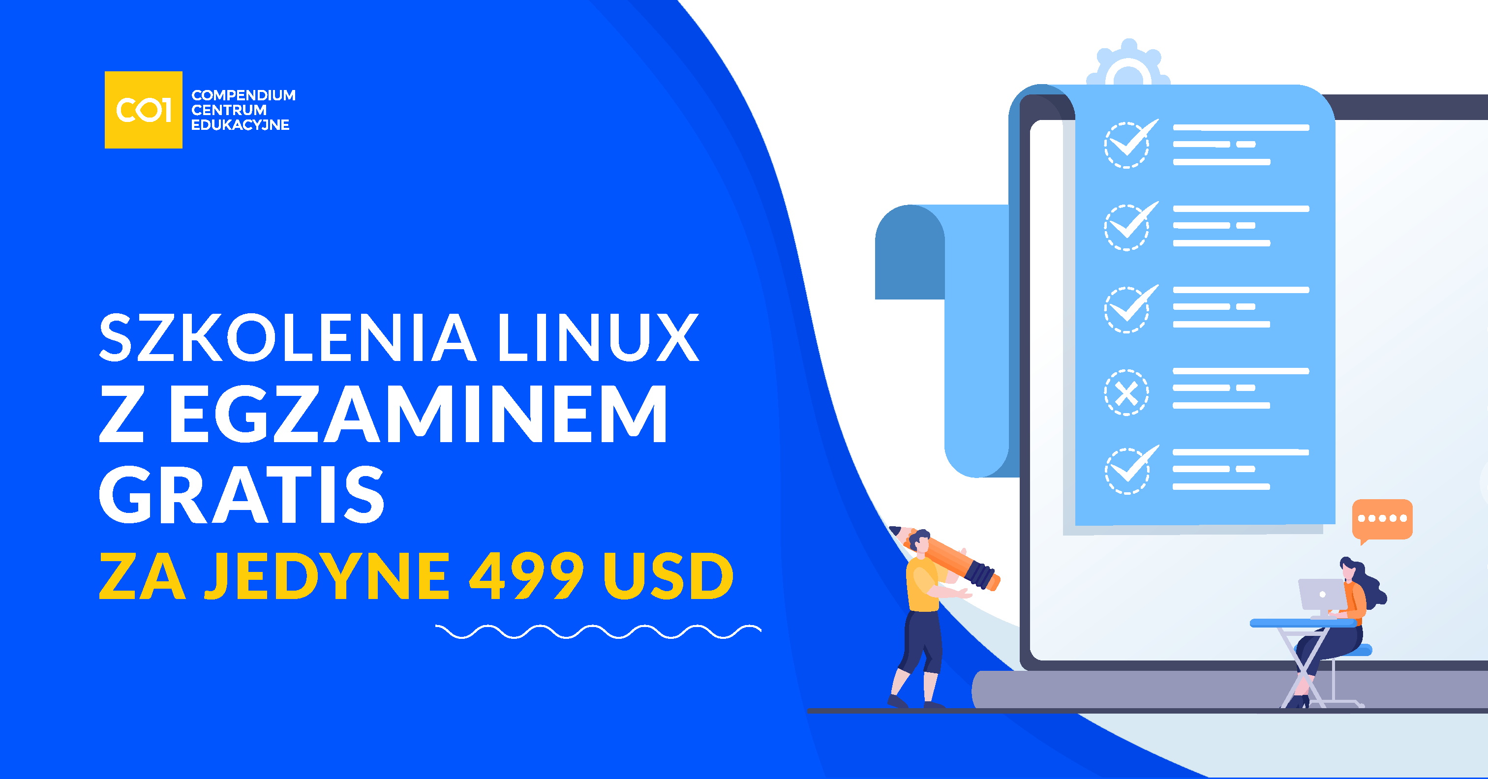 Voucher na egzamin do szkoleń Linux w gratisie