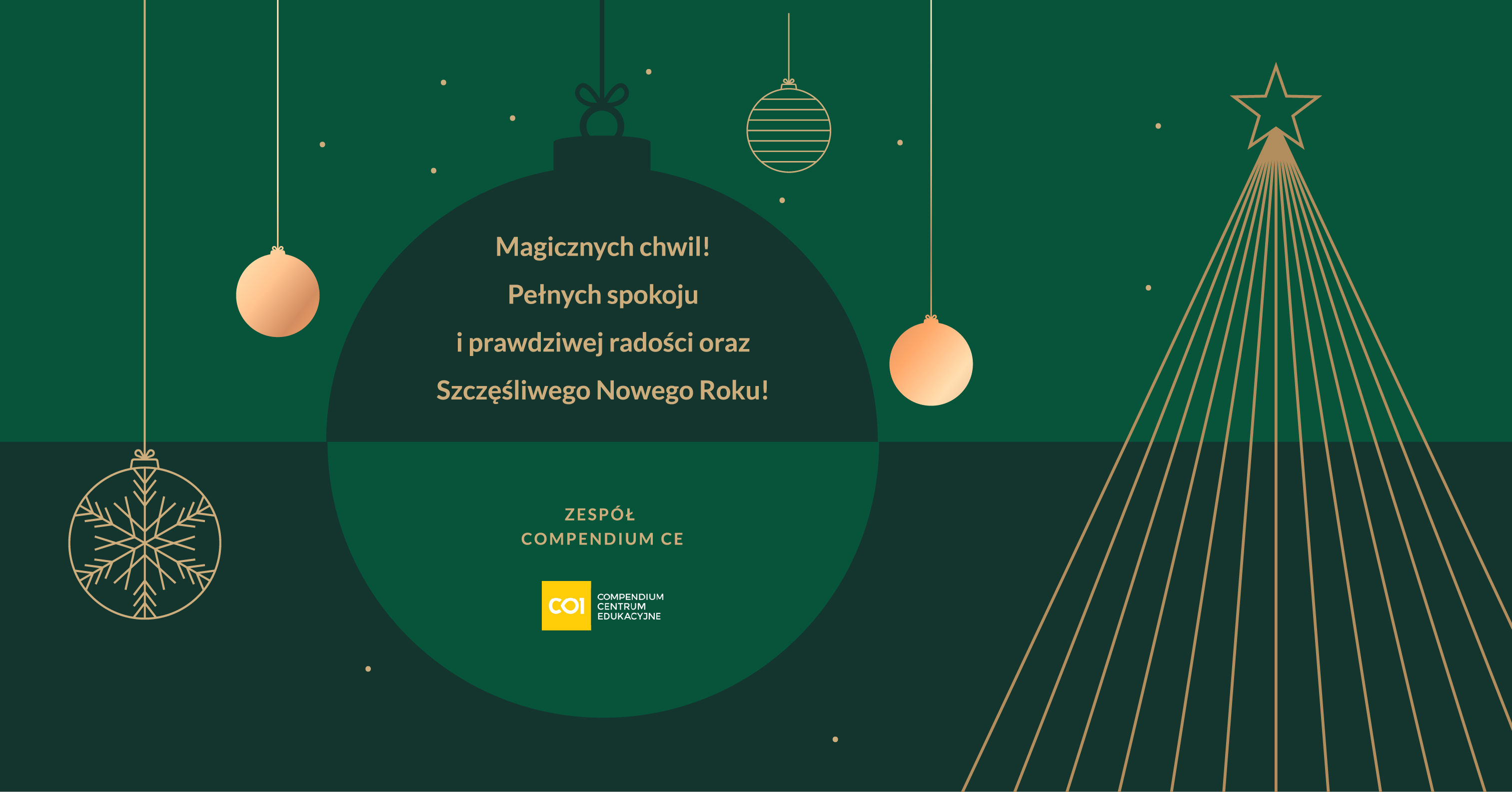 Wesołych Świąt i szczęśliwego Nowego Roku!