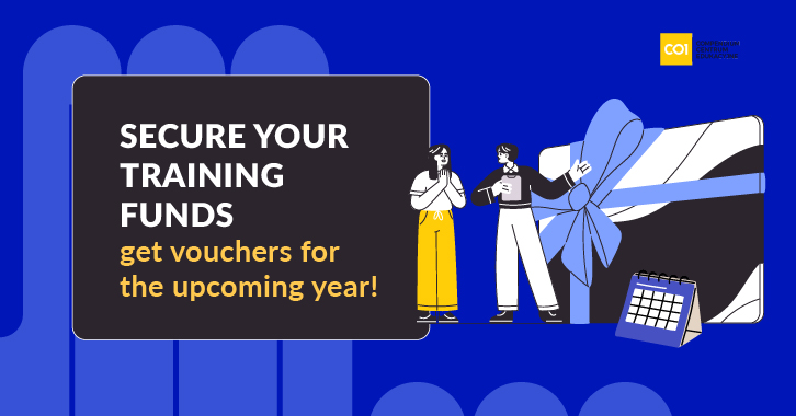 Secure Your Training Funds - get vouchers for the upcoming year!