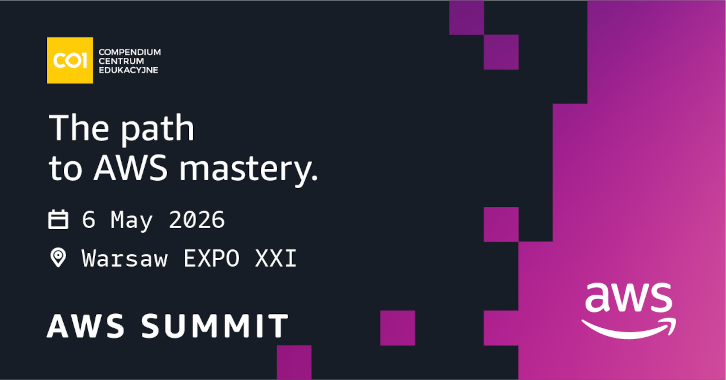 Compendium CE sponsorem na AWS Summit Warsaw 2026 – The path to AWS mastery